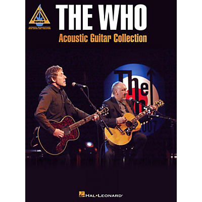 Hal Leonard The Who Acoustic Guitar Collection Guitar Tab Songbook