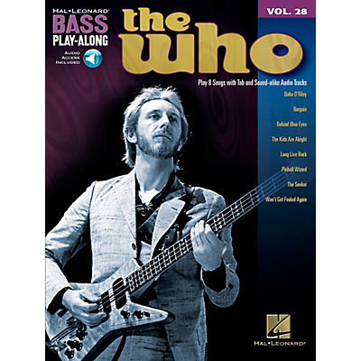 Hal Leonard The Who Bass Play-Along Volume 28 BK/CD