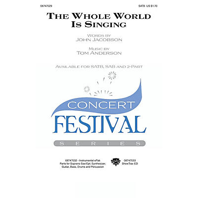 Hal Leonard The Whole World Is Singing ShowTrax CD Composed by John Jacobson