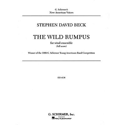 G. Schirmer The Wild Rumpus Cb Score Concert Band Concert Band