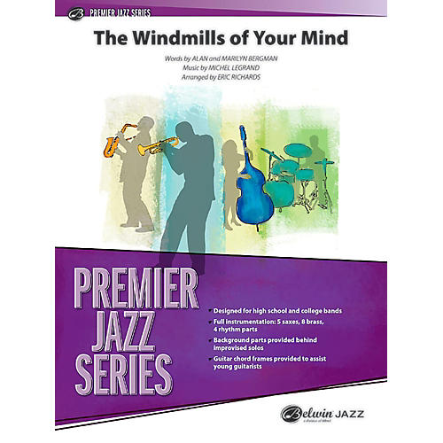 BELWIN The Windmills of Your Mind Jazz Ensemble Grade 5 (Advanced / Difficult)