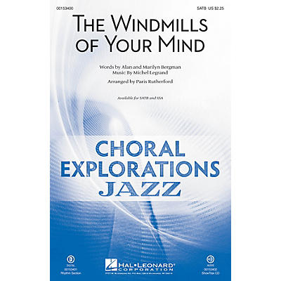 Hal Leonard The Windmills of Your Mind SSA Arranged by Paris Rutherford