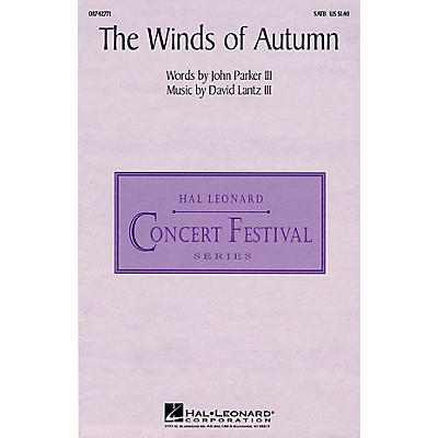 Hal Leonard The Winds of Autumn SATB composed by Lantz, Parker