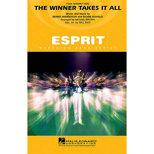 Hal Leonard The Winner Takes It All (from Mamma Mia!) Marching Band Level 3 by ABBA Arranged by Michael Brown