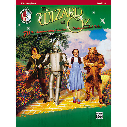 The Wizard of Oz 70th Anniversary Edition Instrumental Solos: Alto Sax (Songbook/CD)