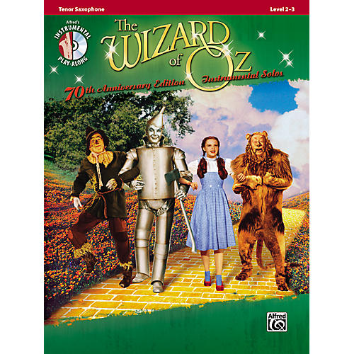 Alfred The Wizard of Oz 70th Anniversary Edition Instrumental Solos: Tenor Sax (Songbook/CD)