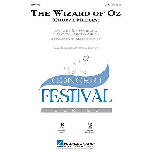 Hal Leonard The Wizard of Oz (Choral Medley) SATB arranged by Mark Brymer