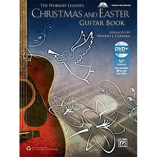 Alfred The Worship Leader's Christmas and Easter Guitar TAB (Book/MP3 CD)