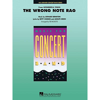 Hal Leonard The Wrong Note Rag (from Wonderful Town) Concert Band Level 4-5 Arranged by Ted Ricketts