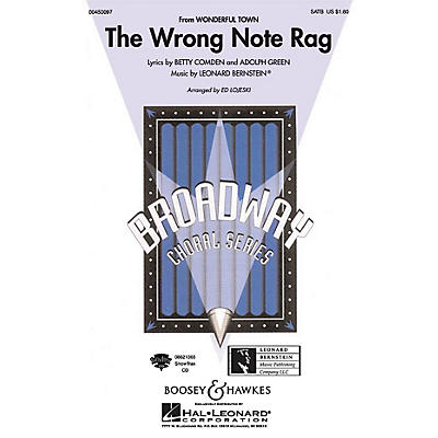 Hal Leonard The Wrong Note Rag (from Wonderful Town) SAB Arranged by Ed Lojeski