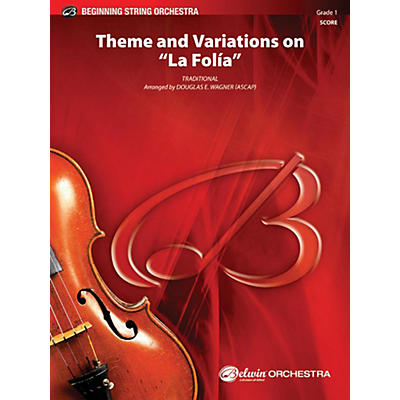 Alfred Theme and Variations on "La Fol­a" String Orchestra Grade 1