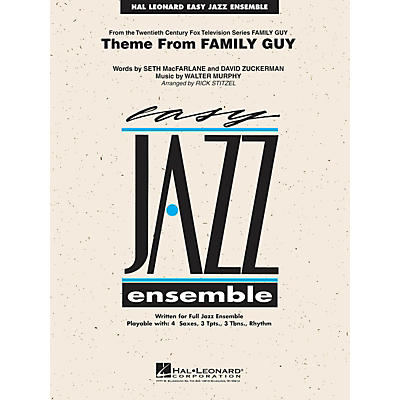 Hal Leonard Theme from Family Guy (Includes Full Performance CD) Jazz Band Level 2 Arranged by Rick Stitzel