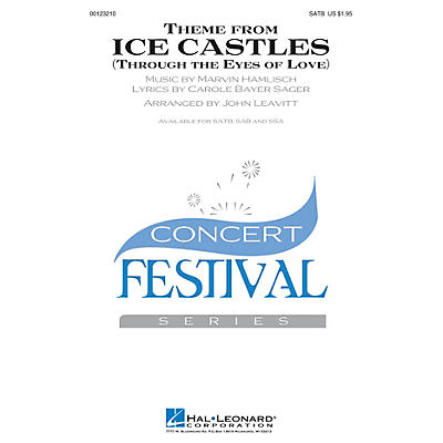 Hal Leonard Theme from Ice Castles (Through the Eyes of Love) SATB by Melissa Manchester arranged by John Leavitt