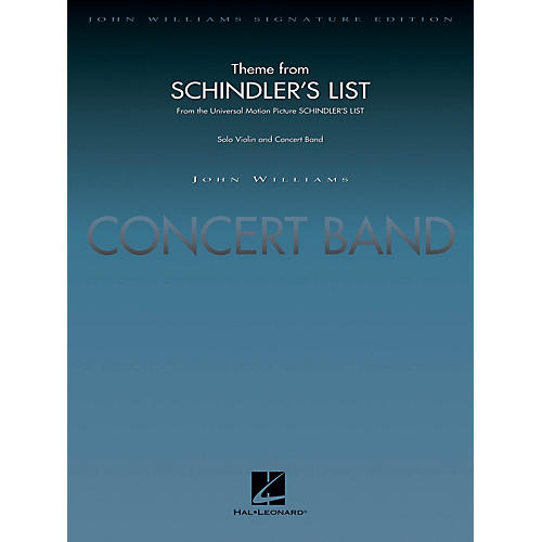 Hal Leonard Theme from Schindler's List (Score and Parts) Concert Band Level 5 Arranged by John Moss