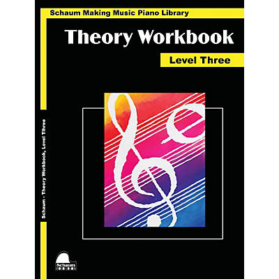 SCHAUM Theory Workbook - Level 3 Educational Piano Book by Wesley Schaum