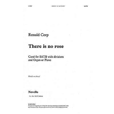 Novello There Is No Rose SATB