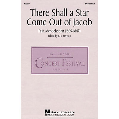 Hal Leonard There Shall a Star Come Out of Jacob SATB arranged by B.R. Henson