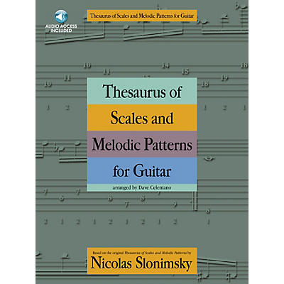 Music Sales Thesaurus of Scales and Melodic Patterns for Guitar Book/Audio Online