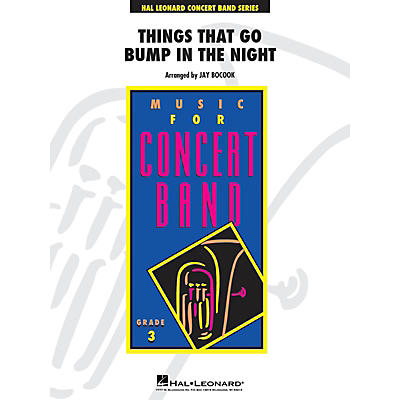 Hal Leonard Things That Go Bump In The Night - Young Concert Band Level 3 arranged by Jay Bocook