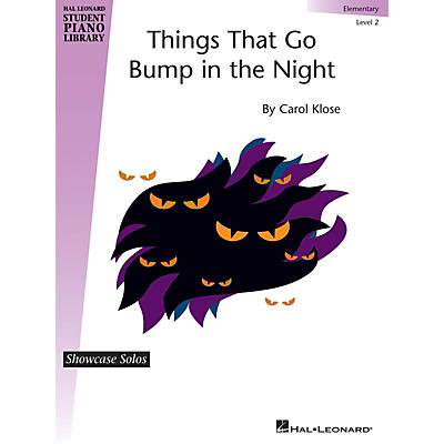 Hal Leonard Things That Go Bump in the Night Piano Library Series by Carol Klose (Level Elem)
