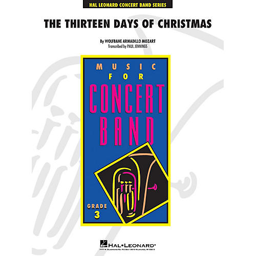 Hal Leonard Thirteen Days Of Christmas - Young Concert Band Level 3 arranged by Paul Jennings