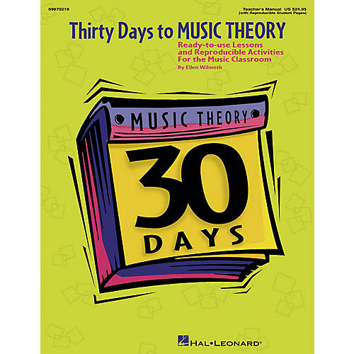 Hal Leonard Thirty Days to Music Theory (Classroom Resource)