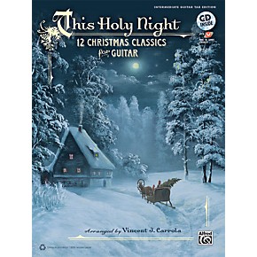 Alfred This Holy Night Guitar Tab Book Amp Cd Musician S