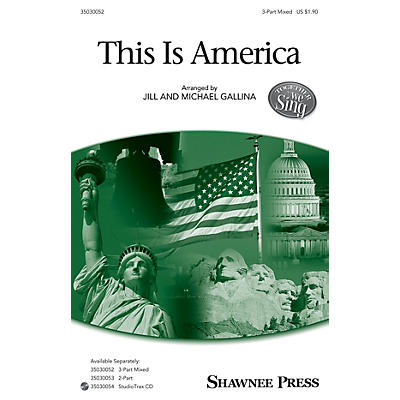 Shawnee Press This Is America Studiotrax CD Arranged by Jill Gallina