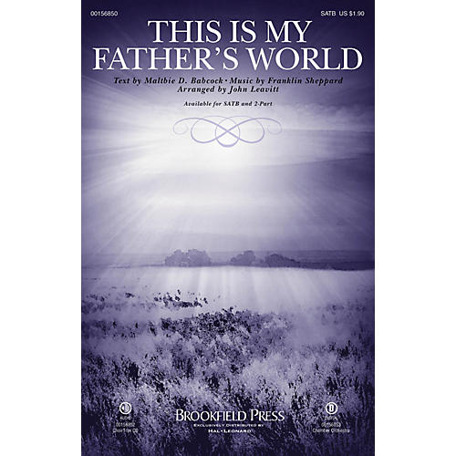 Brookfield This Is My Father's World CHOIRTRAX CD Arranged by John Leavitt