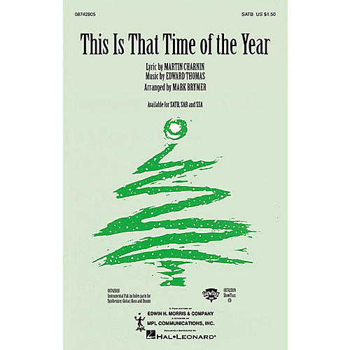 Hal Leonard This Is That Time of the Year Combo Parts Arranged by Mark Brymer