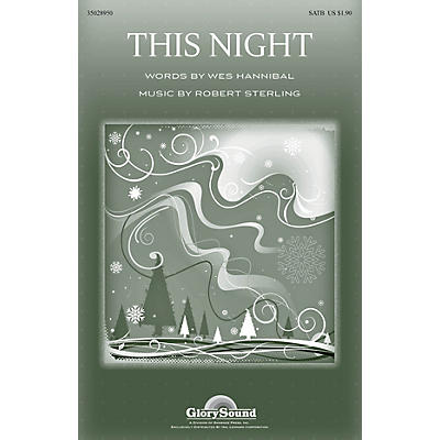 Shawnee Press This Night SATB composed by Robert Sterling