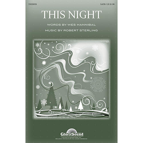 Shawnee Press This Night SATB composed by Robert Sterling