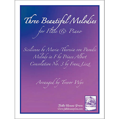 Three Beautiful Melodies For Flute & Piano (Book + Sheet Music)
