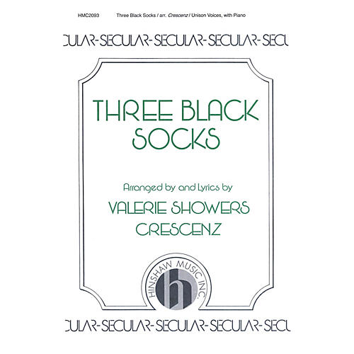 Hinshaw Music Three Black Socks UNIS composed by Valerie Crescenz