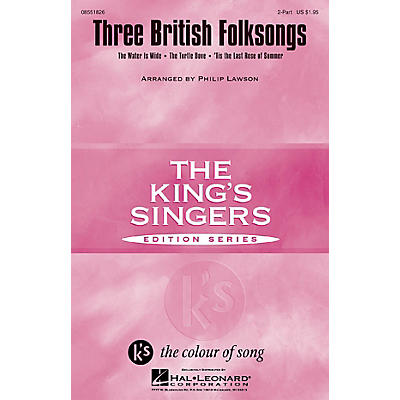 Hal Leonard Three British Folksongs 2-Part arranged by Philip Lawson