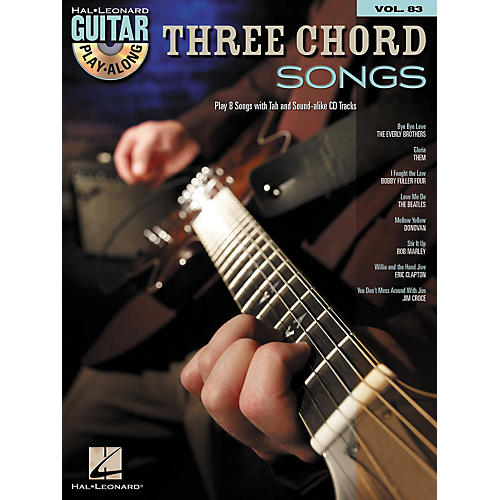 Three Chord Songs: Guitar Play-Along, Volume 83 (Book/CD)