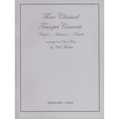Carl Fischer Three Classic Trumpet Concertos Book