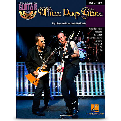 Hal Leonard Three Days Grace - Guitar Play-Along Vol. 170 Book/CD