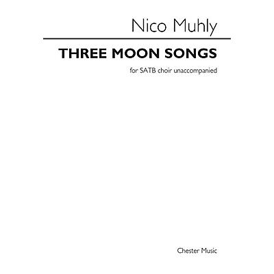 Music Sales Three Moon Songs SATB a cappella Composed by Nico Muhly