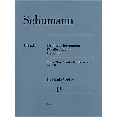 G. Henle Verlag Three Piano Sonatas for The Young Op. 118 By Schumann / Herttrich