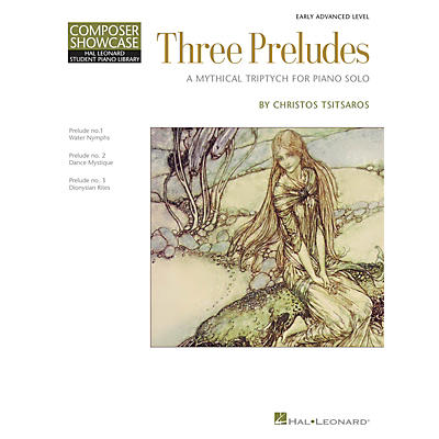 Hal Leonard Three Preludes Piano Library Series Book by Christos Tsitsaros (Level Early Advanced)