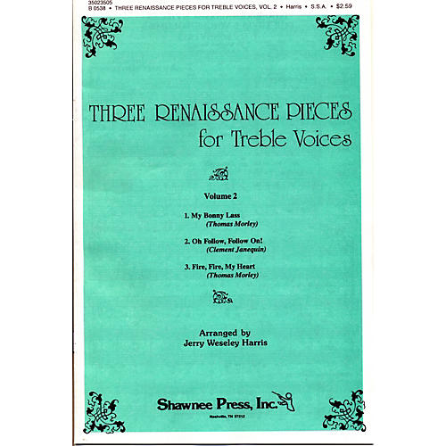 Hal Leonard Three Renaissance Pieces Vol. 2 SSA