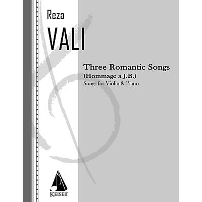 Lauren Keiser Music Publishing Three Romantic Songs for Violin and Piano LKM Music Series