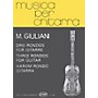 Editio Musica Budapest Three Rondos (Guitar Solo) EMB Series Composed by Mauro Giuliani