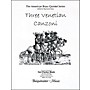 Carl Fischer Three Venetian Canzoni Book