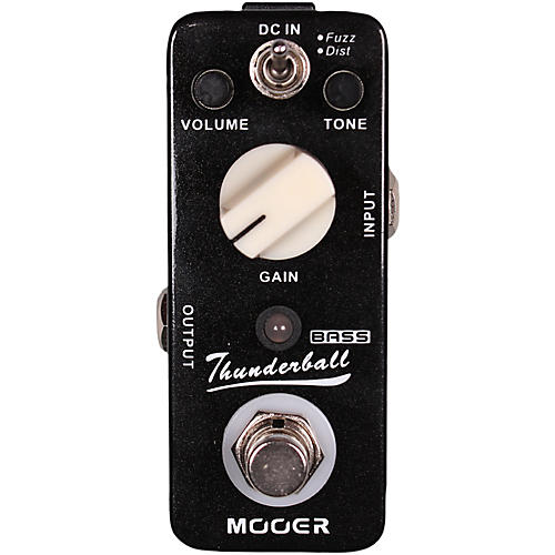 Thunderball Micro Fuzz & Distortion Bass Guitar Effects Pedal