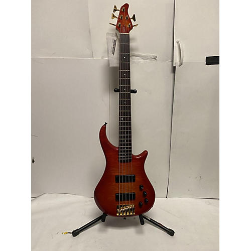Pedulla Thunderbolt 5 Electric Bass Guitar Amber Burst