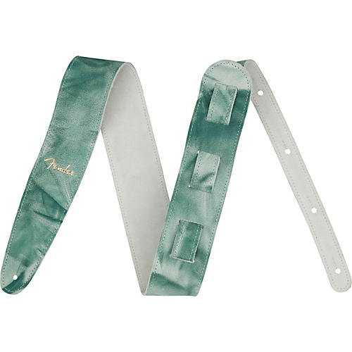 Fender Tie-Dye Leather Strap Condition 1 - Mint Green