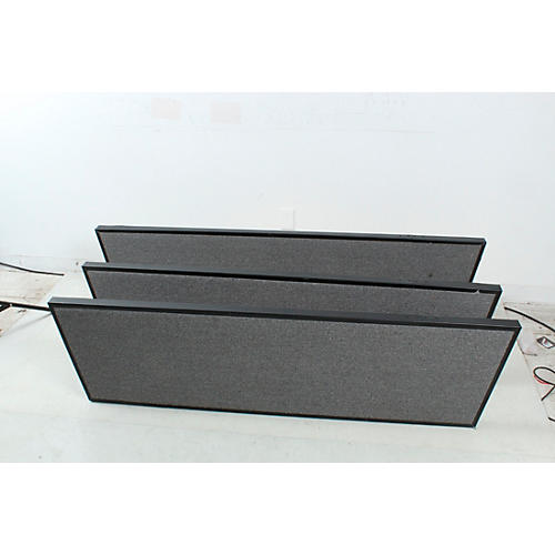 Midwest Folding Products Tiered Tapered Standing Choral Risers Condition 3 - Scratch and Dent 3 Level, Pewter Gray Carpet 190839824400