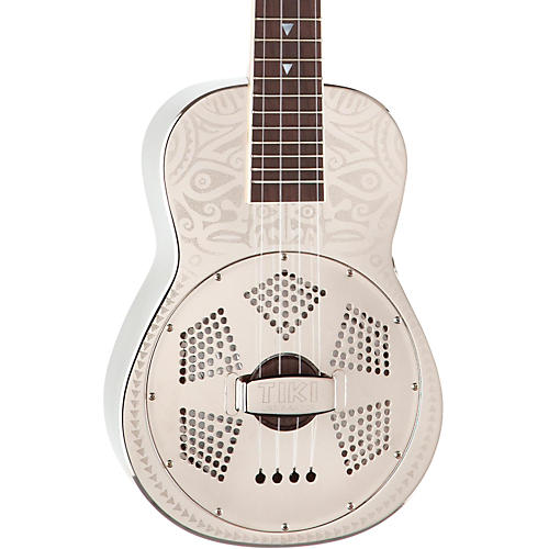 Tiki Resonator Concert Ukulele